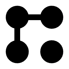 Linked Services Fill Icon from Sharp Fill - Streamline Material Set