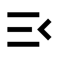 Menu Open Fill Icon from Sharp Fill - Material Pro Set