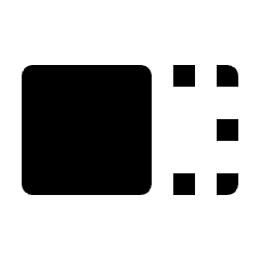 Move Selection Left Fill Icon from Outlined Fill - Streamline Material Set