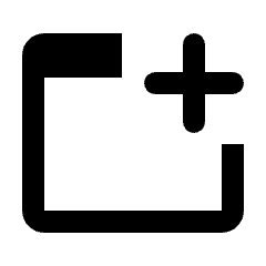 New Window 1 Fill Icon from Rounded Fill - Material Pro Set