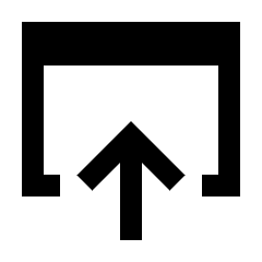 Open In Browser Icon from Sharp Line - Streamline Material Set