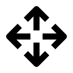 Open With Icon from Outlined Line - Material Pro Set