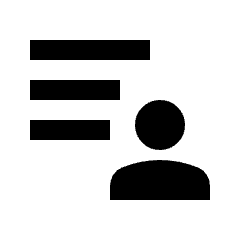 Patient List Icon from Sharp Line - Streamline Material Set
