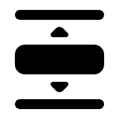 Phone Slider Horizontal Fill Icon from Rounded Fill - Material Pro Set