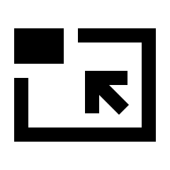 Pip Exit Icon from Sharp Line - Material Pro Set