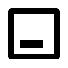 Position Bottom Left Icon from Outlined Line - Material Pro Set