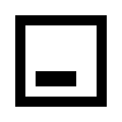 Position Bottom Left Icon from Sharp Line - Material Pro Set