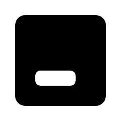 Position Bottom Left Fill Icon from Rounded Fill - Streamline Material Set