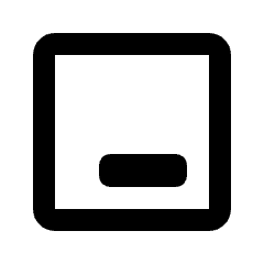 Position Bottom Right Icon from Rounded Line - Material Pro Set