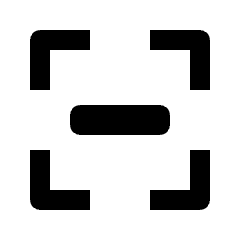 Position Center Horizontal Icon from Outlined Line - Streamline Material Set