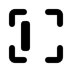 Position Left Icon from Rounded Line - Streamline Material Set