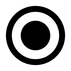 Radio Button Checked Icon from Sharp Line - Material Pro Set