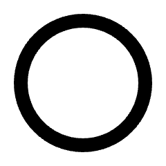 Radio Button Unchecked Icon from Sharp Line - Material Pro Set