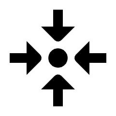 Recenter Icon from Outlined Line - Streamline Material Set