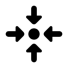 Recenter Fill Icon from Rounded Fill - Material Pro Set