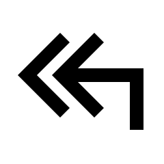 Reply All Icon from Sharp Line - Streamline Material Set