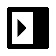 Right Panel Close Fill Icon from Outlined Fill - Streamline Material Set