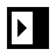 Right Panel Close Fill Icon from Sharp Fill - Streamline Material Set