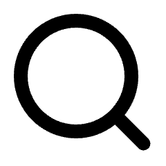 Search Icon from Rounded Line - Streamline Material Set