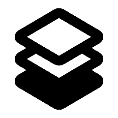 Send To Bottom Icon from Rounded Line - Streamline Material Set