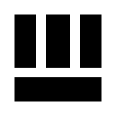 Shelf Position Fill Icon from Sharp Fill - Streamline Material Set