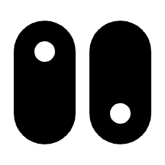 Sliders Vertical Fill Icon from Outlined Fill - Streamline Material Set