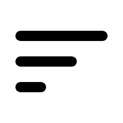 Sort Icon from Rounded Line - Material Pro Set