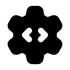 Source Code Fill Icon from Rounded Fill - Streamline Material Set