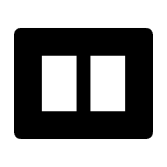 Splitscreen Landscape Fill Icon from Outlined Fill - Streamline Material Set
