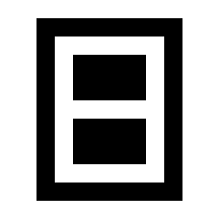 Splitscreen Portrait Icon from Sharp Line - Material Pro Set