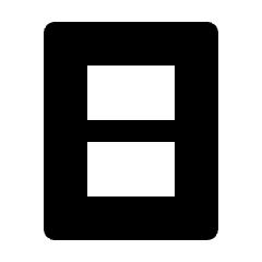 Splitscreen Portrait Fill Icon from Outlined Fill - Streamline Material Set