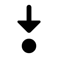 Step Into Alt Fill Icon from Rounded Fill - Streamline Material Set