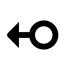 Swipe Left Alt 2 Icon from Outlined Line - Streamline Material Set