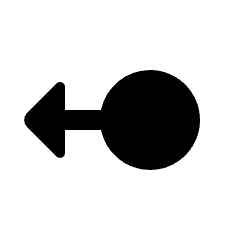 Swipe Left Alt 2 Fill Icon from Rounded Fill - Streamline Material Set