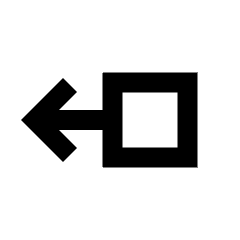 Swipe Left Alt Icon from Sharp Line - Material Pro Set