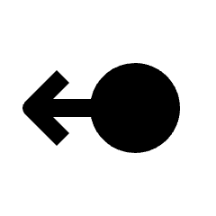 Swipe Left Alt Fill Icon from Outlined Fill - Streamline Material Set