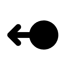 Swipe Left Alt Fill Icon from Rounded Fill - Streamline Material Set