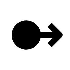 Swipe Right Alt Fill Icon from Outlined Fill - Streamline Material Set