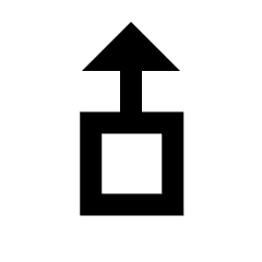 Swipe Up Alt 2 Icon from Sharp Line - Material Pro Set