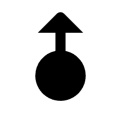 Swipe Up Alt 2 Fill Icon from Outlined Fill - Streamline Material Set