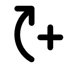 Switch Access Shortcut Add Icon from Rounded Line - Material Pro Set