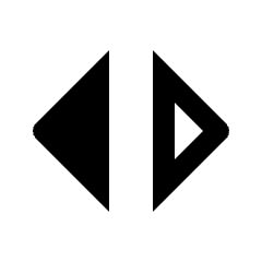 Switch Right Fill Icon from Outlined Fill - Streamline Material Set