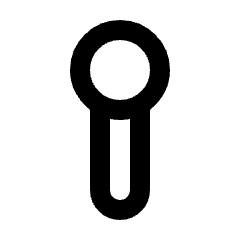 Switches Vertical Icon from Outlined Line - Streamline Material Set