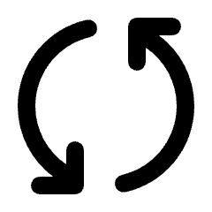 Sync Icon from Rounded Line - Streamline Material Set