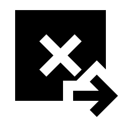 Tab Close Right Fill Icon from Sharp Fill - Streamline Material Set