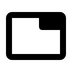 Tab Icon from Rounded Line - Material Pro Set