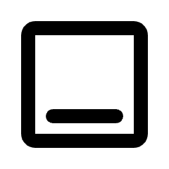 Toast Icon from Rounded Line - Streamline Material Set