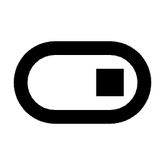 Toggle On Icon from Sharp Line - Material Pro Set