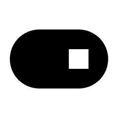 Toggle On Fill Icon from Sharp Fill - Material Pro Set