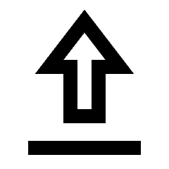 Upload 2 Icon from Sharp Line - Material Pro Set